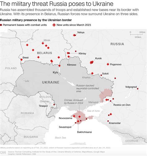 80% of Russian forces at Ukraine's border are in "forward positions, ready to go," US defense ...