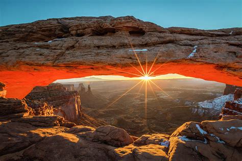 Sunrise at Mesa Arch Photograph by Damon Shaw | Fine Art America