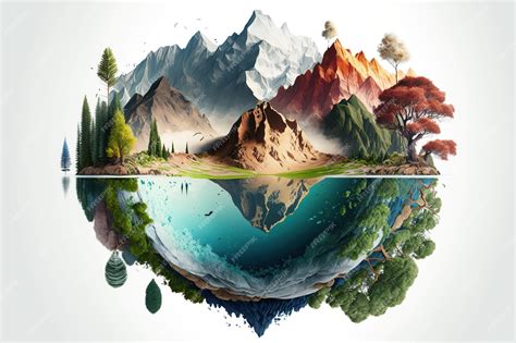 Premium Photo | Illustration that shows the beauty of Earth's natural ...