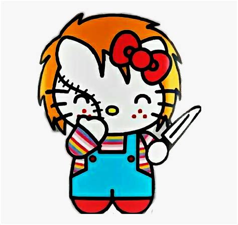 Hellokitty Chucky Halloween - Hello Kitty Halloween Clipart, HD Png Download , Transparent Png ...