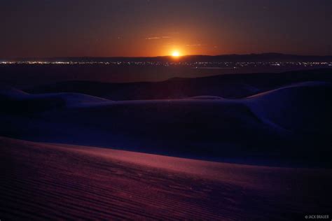 Dunes Moonset | Great Sand Dunes, Colorado | Mountain Photography by Jack Brauer