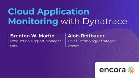 Cloud Application Monitoring with Dynatrace | Encora - YouTube