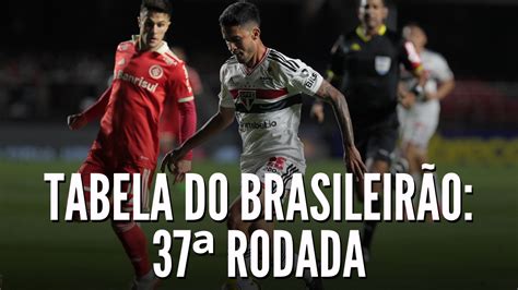 Confira como ficou a tabela do Brasileirão 2022 após o término da 37ª rodada