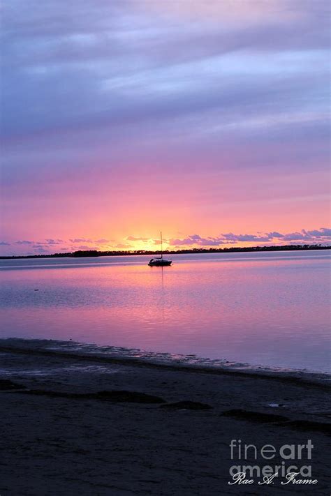 Crystal Beach Sunset Photograph by Rae Anna Frame - Pixels