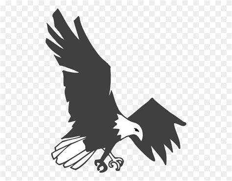 Eagle Silhouette Clip Art - Eagle Claw Clipart - FlyClipart