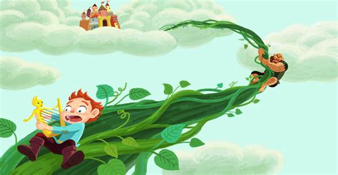 Kate Jeong's illustration: Jack and the Beanstalk