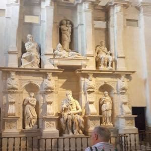 Pope Julius II's tomb by Michelangelo in Rome, Italy - Virtual ...