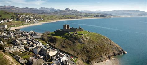 Criccieth Castle in North West Wales