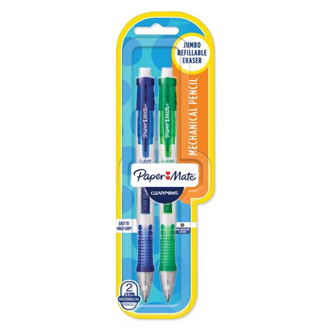 Amazon.com : Paper Mate Clearpoint 0.5mm Mechanical Pencils, Pack of 2 ...