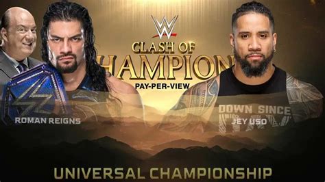 Cousins Clash at Clash of Champions 2020 for Universal Title - ITN WWE