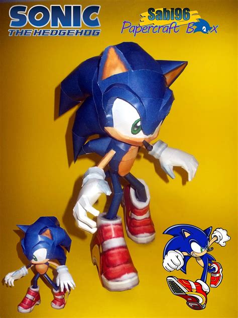 Papercraft Sonic The Hedgehog - papercraft among us