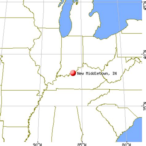 New Middletown, Indiana (IN 47160) profile: population, maps, real estate, averages, homes ...