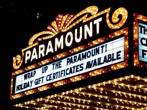 Paramount Theater marquee | Restored marquee for the Paramou… | Flickr Paramount Theater ...