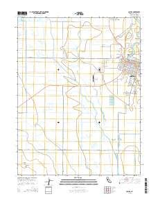 Colusa National Wildlife Refuge Topo Map in Colusa County, California