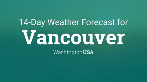 Vancouver, Washington, USA 14 day weather forecast