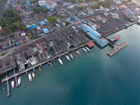 Aerial View of Pink Mosque AnNur Bintan Stock Photo - Image of bintan, masjid: 240674974