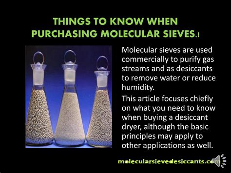 Molecular sieve applications by Molecular Sieves - Issuu