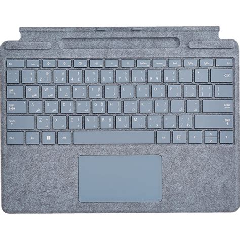 Microsoft Surface Signature Keyboard | English/ Arabic | Ice Blue – Plattino Universe