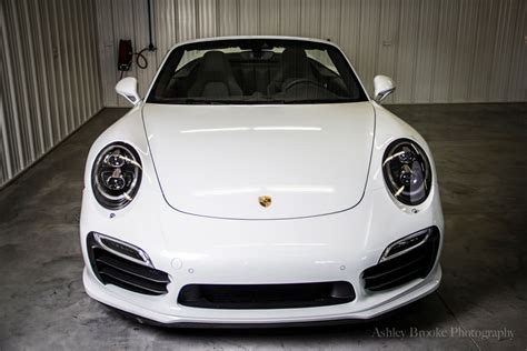 Porsche 911 Turbo S White 2016