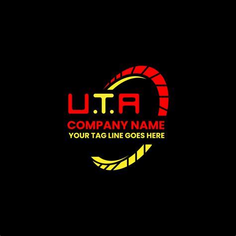 UTA letter logo vector design, UTA simple and modern logo. UTA ...