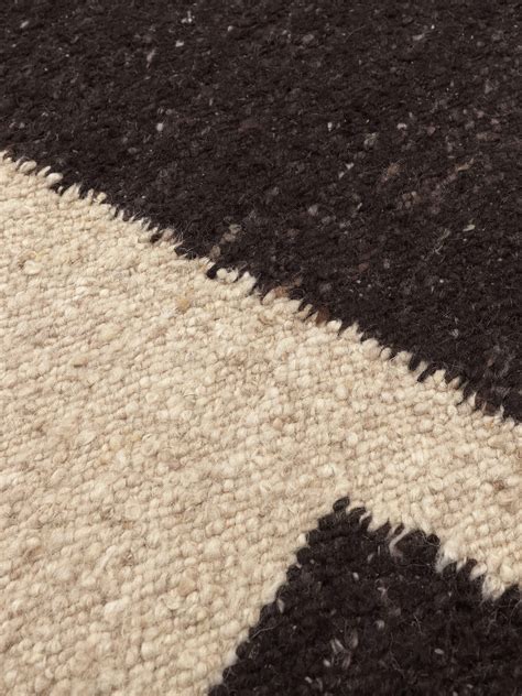 Piece Rug – Off-white/Dark Brown | A rug brimming with character | ferm ...