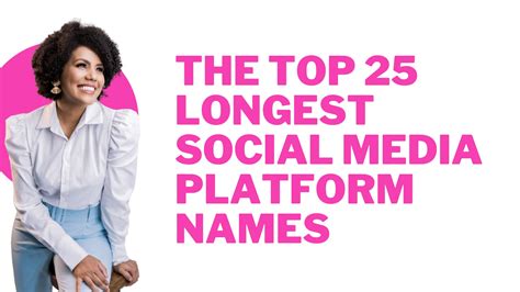 The Top 25 longest social media platform names