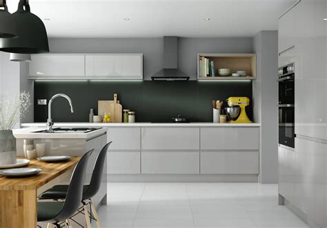 Light Grey Gloss Kitchen – Things In The Kitchen