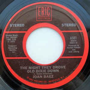 Joan Baez - The Night They Drove Old Dixie Down | Discogs