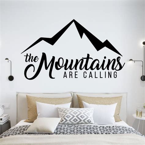 The Mountains Are Calling Wall Art - Etsy