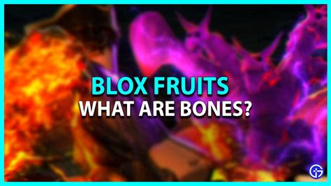 What Are Bones & How To Get Them In Blox Fruits? (Guide)