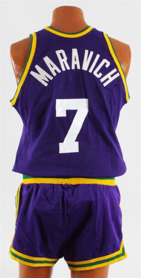 1979 Pistol Pete Maravich Game-Worn Jersey Uniform Jazz – COA 100% Authentic Team-GRADE: 20/20 ...