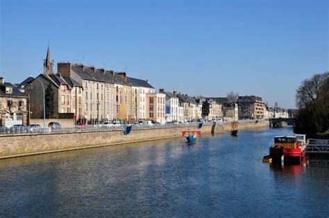 The River Sarthe at Le Mans in France Stock Photo - Image of sarthe ...