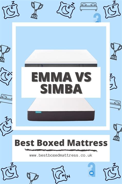 Simba vs Emma - Hybrid or Foam Bed? (2021) | Mattress comparison, Layered mattress, Foam bed