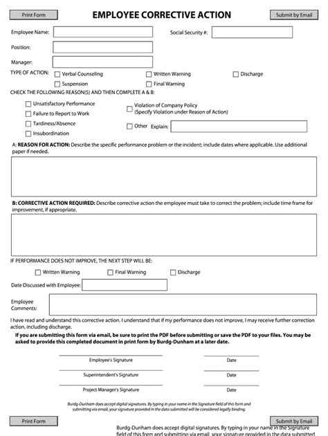 Corrective action form: Fill out & sign online | DocHub