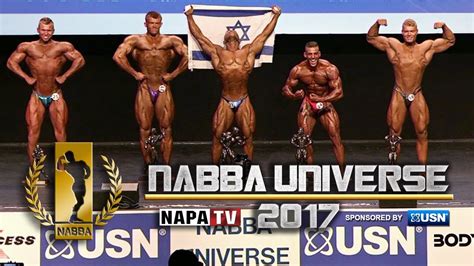 NABBA Mr Universe 2017 - Junior Posedown & Winners - YouTube