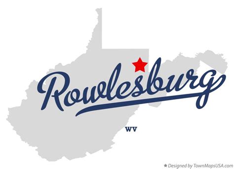 Map of Rowlesburg, WV, West Virginia