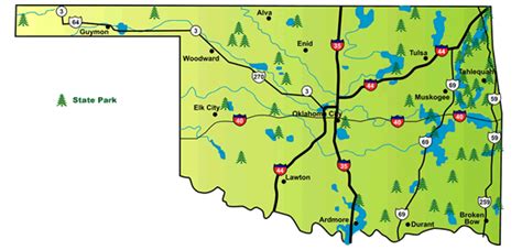 Oklahoma State Parks Map – Zip Code Map