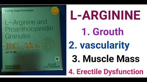 L-ARGININE- Benefits, Dose, How to Use, Side effects, Full information. - YouTube