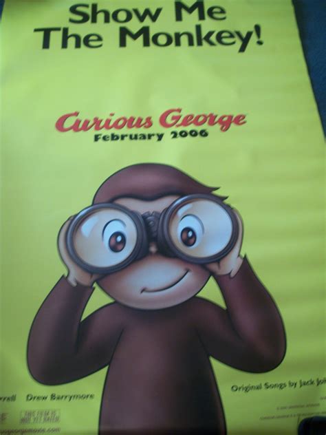 Curious George Original Movie Poster Approx. 48 X 69