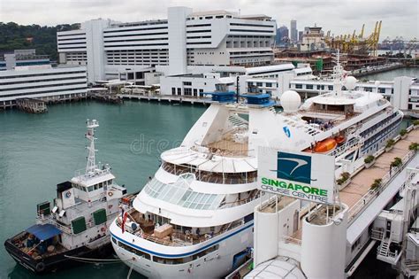 Singapore Cruise Centre stock photo. Image of boat, ship - 414448