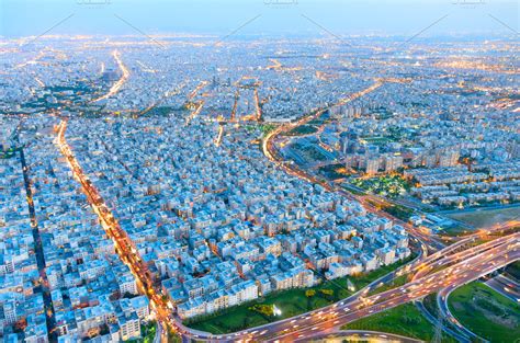 skyline of Tehran at sunset, Iran | High-Quality Architecture Stock Photos ~ Creative Market