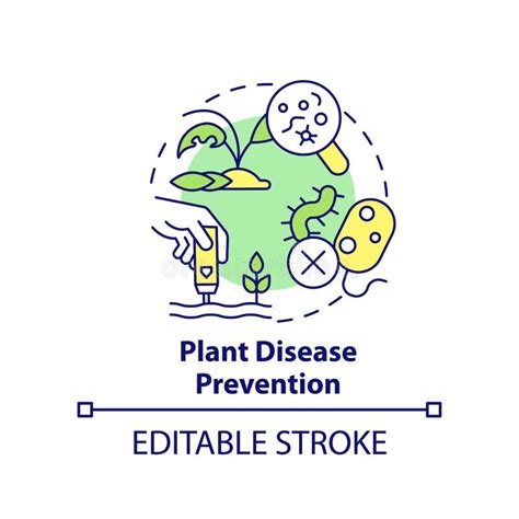 Plant Disease Prevention Concept Icon Stock Vector - Illustration of vector, farming: 252093868