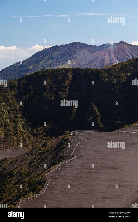 Irazu volcano. Costa Rica. America Stock Photo - Alamy