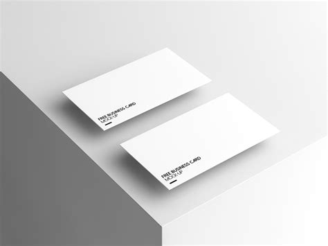 Minimal Business Cards Mockup Bundle - Mockup World