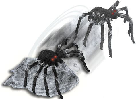 Amazon.com: Spirit Halloween Black Jumping Spider Animatronic ...