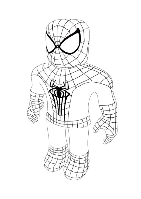 Roblox spiderman coloring pages 2 free coloring sheets 2021 – Artofit