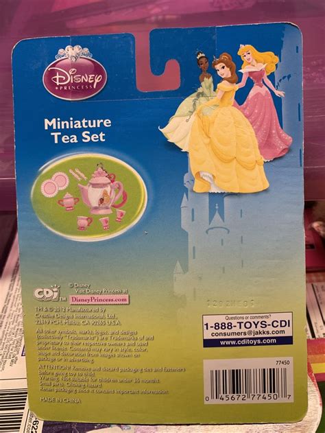 Disney Princess Tea Set, Miniature Tea Set, Disney Dolls, Image Shows, Creative Design ...