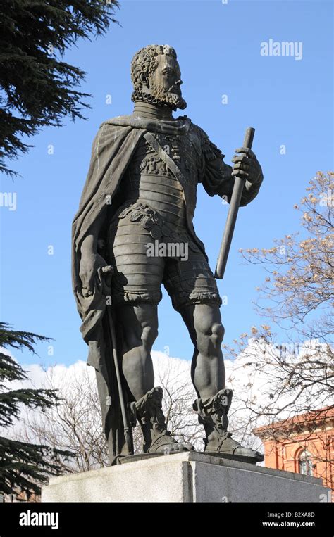 Statue of King Philip II Filip Valladolid Spain Stock Photo - Alamy