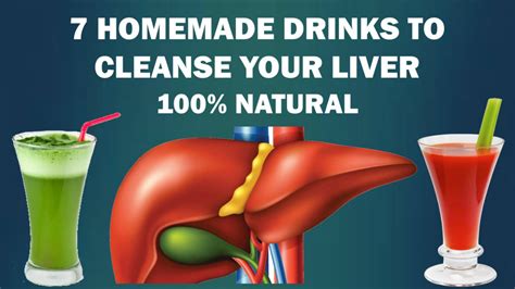 Liver Detox - 7 homemade drinks that naturally cleanse your liver - YouTube