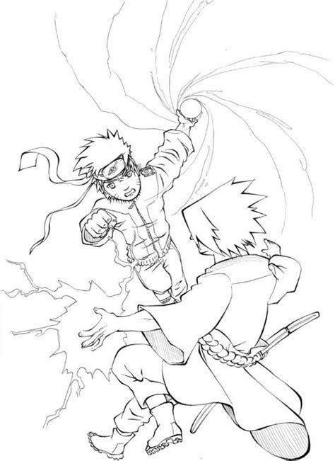 Naruto Shippuden Vs Sasuke Final Battle Coloring Sheets 190297 | Naruto drawings, Cool art ...